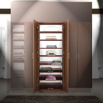 Bella Free Standing Closet - Wardrobe Storage Closet