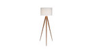 Versanora Romanza Tripod Floor Lamp, White Shade, 60.23"