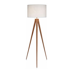50 Most Por Midcentury Modern Floor Lamps With A Fabric Shade Versanora Romanza Tripod Floor Lamp White Shade 60 23 Lamps