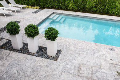 Trendy home design photo in Montreal