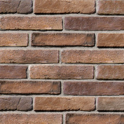 Coronado Weathered Thin Brick - Color: Carmel Mountain - Thin Brick - Bricks And Masonry