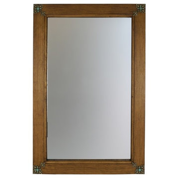 Concho Cross Mirror, Golden Pine Color, 19"x24"