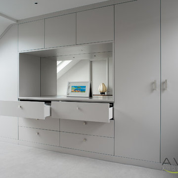 Angled Loft wardrobe