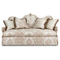 Emma Mason Signature Reach Royale Wood Loveseat Grp1 Opt1, Champagne AIC00682