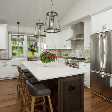 Open concept kitchen
