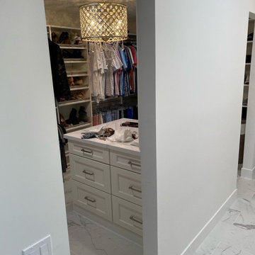 Glamorous Master Suite, Closet & Laundry Room Remodel