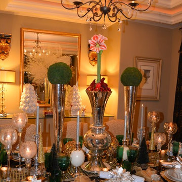 MY 2014 CHRISTMAS TREE, REINDEER & TABLE SETTINGS