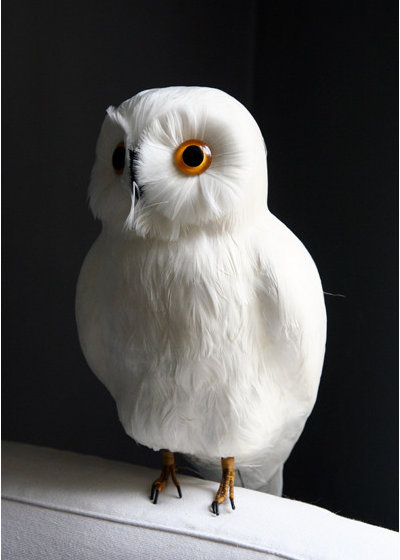 Traditional Decorative Objects And Figurines White Owl