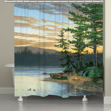 Laural Home Summer Sunset Shower Curtain