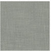 Heavy Faux Linen Curtain Single Panel, Ash Gray, 50w X 108l