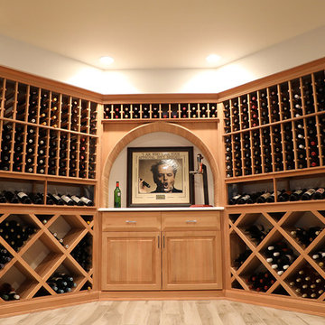 Central Archway Surrounded by Custom Racking