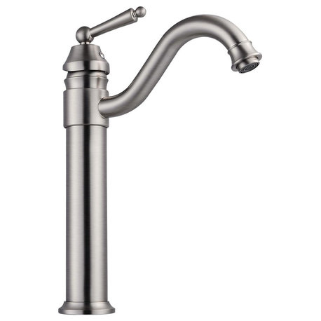 Vessel Sink Faucet Lavatory Mixer Tap, Brushed Nickel