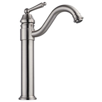 Vessel Sink Faucet Lavatory Mixer Tap, Brushed Nickel