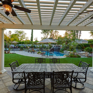 Backyard Swimming Pool Grotto Oasis