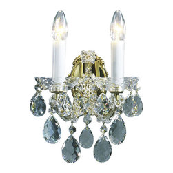 Inviting Home - Maria Theresa Crystal Sconce - Wall Lighting