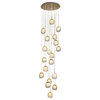 MIRODEMI® Vernazza Creative Staircase Crystal Chandelier, 18 Lights