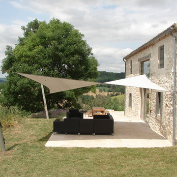 Installation de voiles d'ombrage - Lot et Garonne