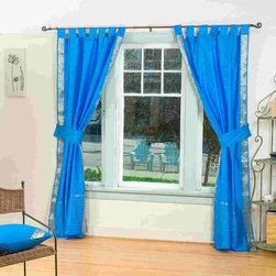 Tab Top Sari Curtains - Curtains