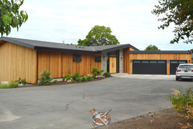 Example of an exterior home design in Other