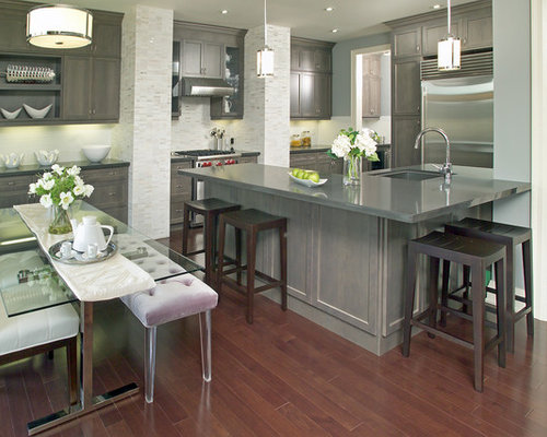Stained Maple Cabinets | Houzz