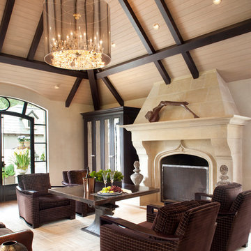 Transitional Living Room