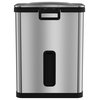 halo 13 Gallon AirStep Trash Can Stainless Steel, 16" Opening