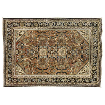 Antique Persian Mahal Rug, 07'02 X 10'03