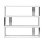 Baxton Studio Barnes 3-Shelf Modern Bookcase, White