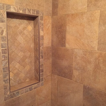 Tile Niche' with Schluter Chrome trim