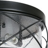 LNC 3-lights LED Farmhouse Flush Mount Ambient Ceiling light