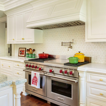 Colorful Traditional Kitchen