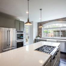 kitchen cabinets and counter tops