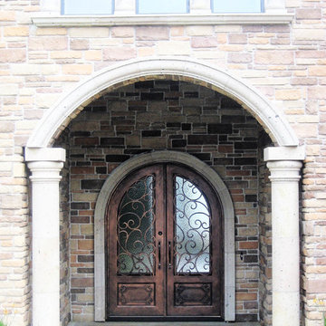 Natural Stone Cantera Columns