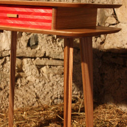 table de chevet / Marqueterie de paille - Nightstands And Bedside Tables