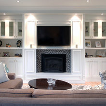 tv over fireplace