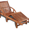 vidaXL Deckchair Patio Lounge Chair Folding Sunlounger Sunbed Solid Acacia Wood