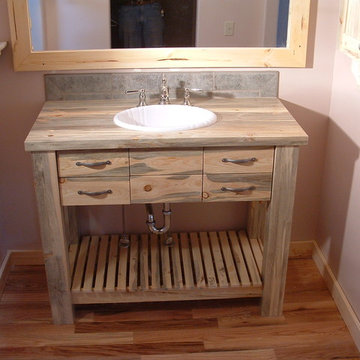 Master bath vanity , Shelf, and Medicine cabinet in Gand Lake Co.