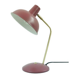 Lampe &agrave; poser TORI coloris rosewood - Table Lamps