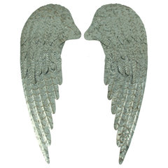 Heavenly Guardian Angel Wings Wall Sculpture - EU20780 - Design Toscano