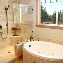setup of tub and shower
