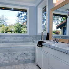 carerra marble bath