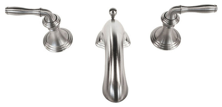 Kohler Devonshire Two-Handle Vibrant Brushed Nickel Widespread Bathroom ...