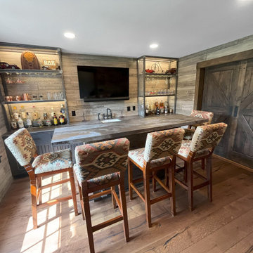 Rustic Bar & Dining Room