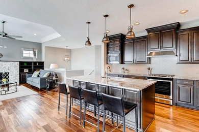 Example of a transitional kitchen design in Minneapolis