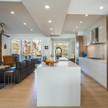 Reston Lakefront Townhome Contemporary First Floor