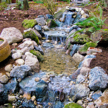 Cascading waterfall