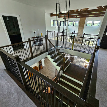 Project #109 | U-Shaped Stairs in Countryside Retreat