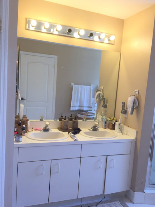 HELP! Need ideas on how to update this master bathroom