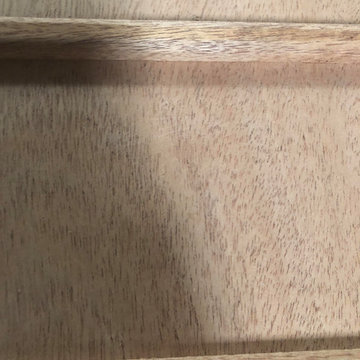 Custom Solid African Mahogany Bathroom