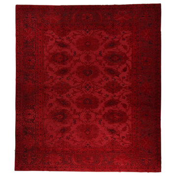 Rug Collection, Red, 10'7"x13'7"